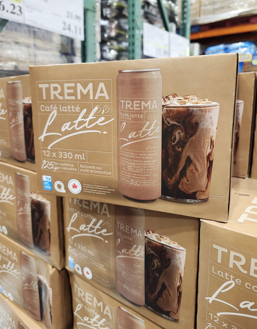 Les caf\u00e9s latt\u00e9s Trema.