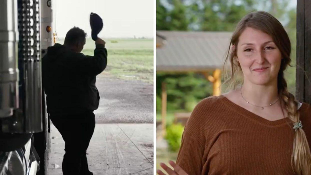 Les candidats de l'émission « Coeur de trucker ».