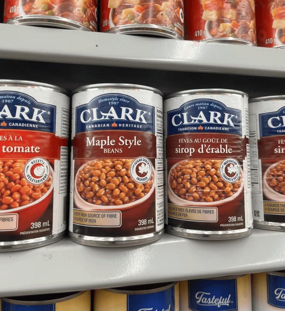 Les f\u00e8ves au lard \u00e0 l'ancienne au Dollarama.