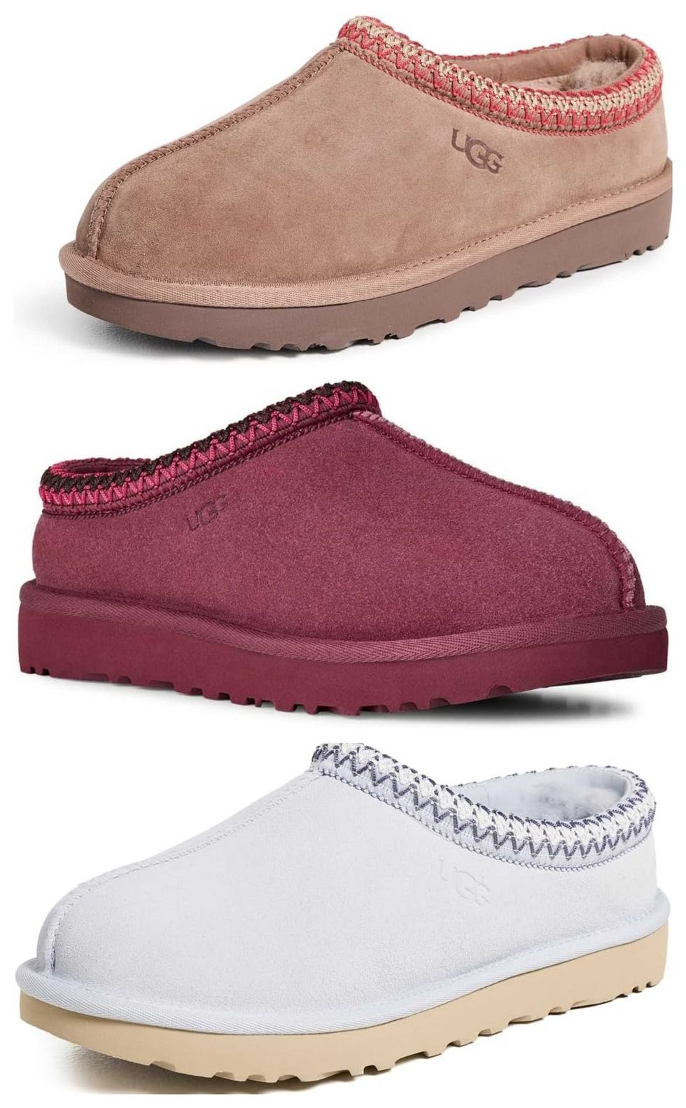 Les pantoufles UGG Tasman II pour femme de plusieurs couleurs \u00e0 vendre sur Amazon.