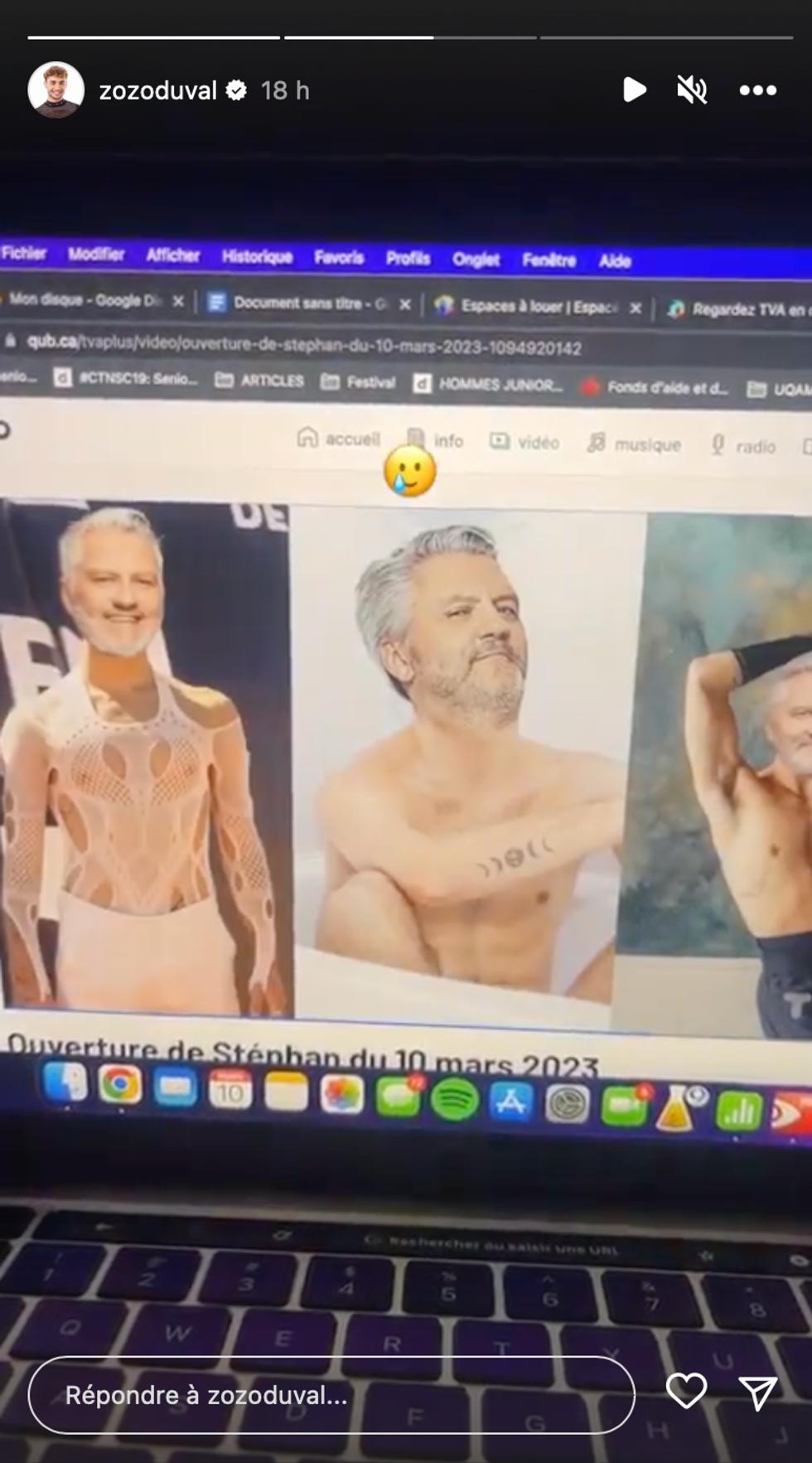 Les photos modifi\u00e9es en question.