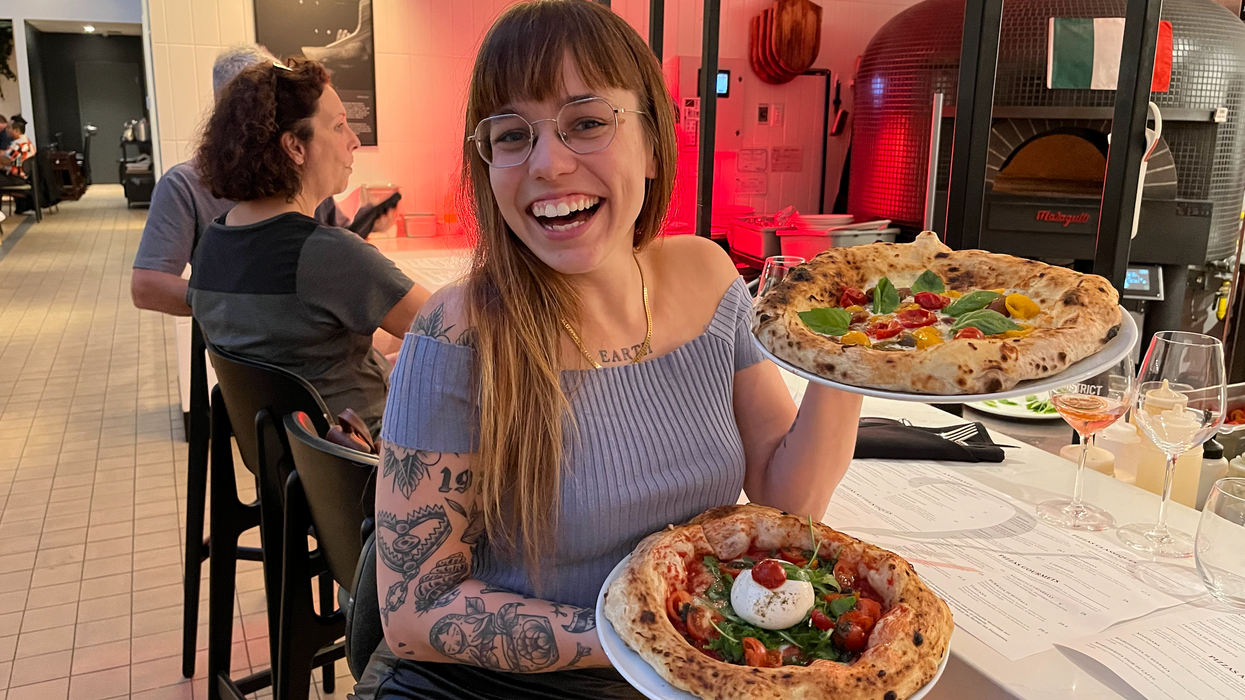 Les pizzas du Pizza Verace à Québec.