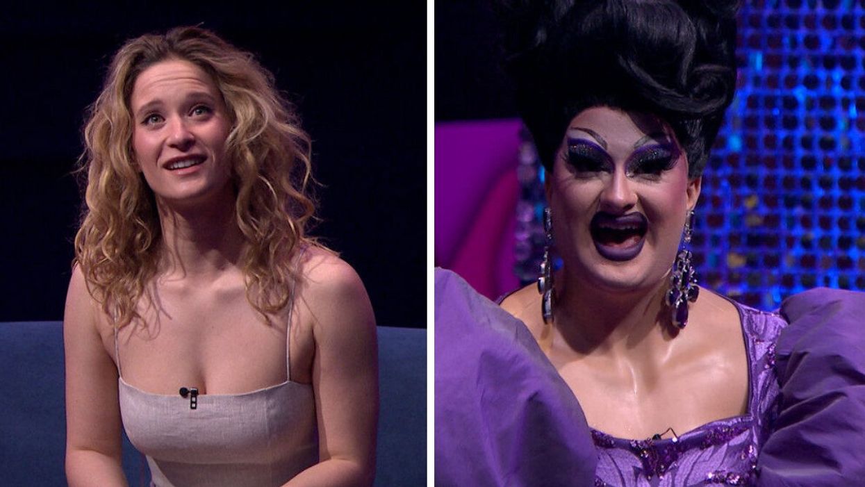 Liliane Blanco-Binette. Droite : Mona de Grenoble.