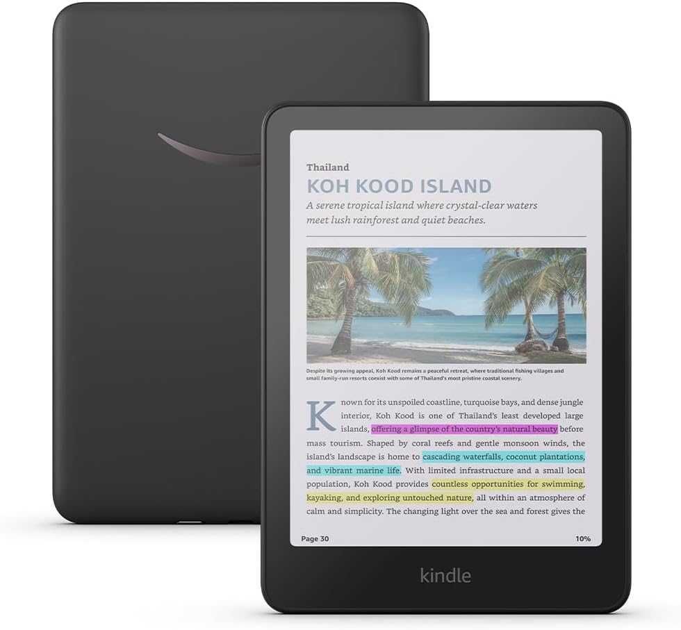 Liseuse Kindle Colorsoft avec \u00e9cran couleur en rabais durant le Prime Day sur Amazon Canada.
