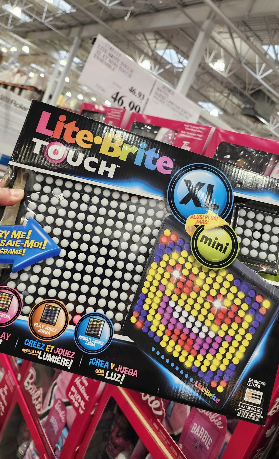 Lite-Brite Touch XL.