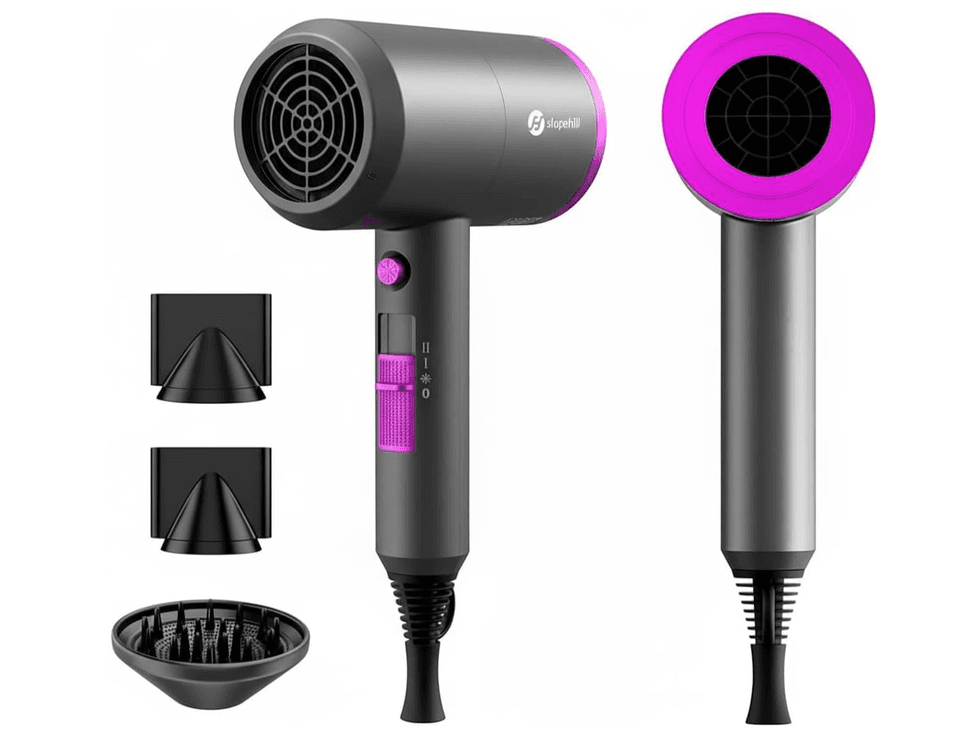 lL s\u00e8che-cheveux ionique professionnel de Slopehill en rabais sur Amazon.