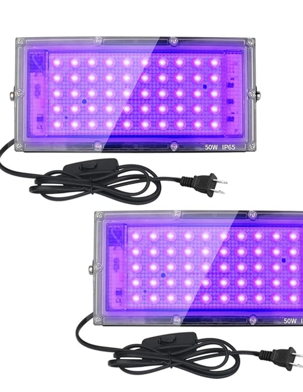 Lot de deux lumi\u00e8res LED.