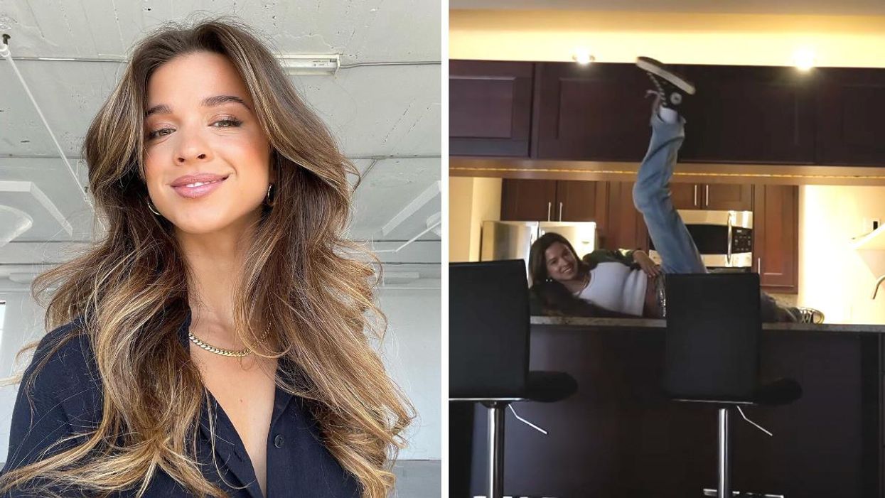 Lucie Rhéaume dans son nouveau condo.