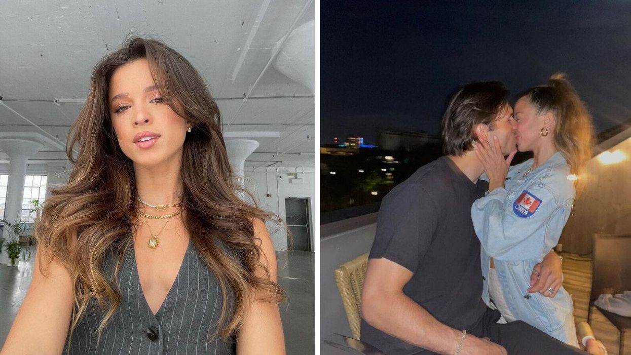 Lucie Rhéaume. Droite : Lucie Rhéaume et ton copain.