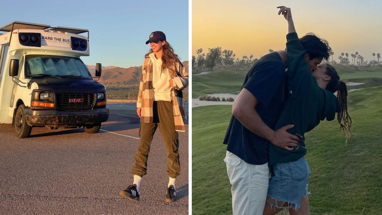 Lucie Rhéaume et son chum.