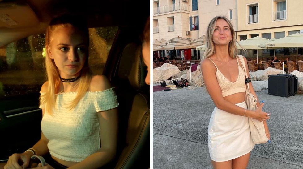 Ludivine Reding dans Fugueuse. Droite : Ludivine Reding.