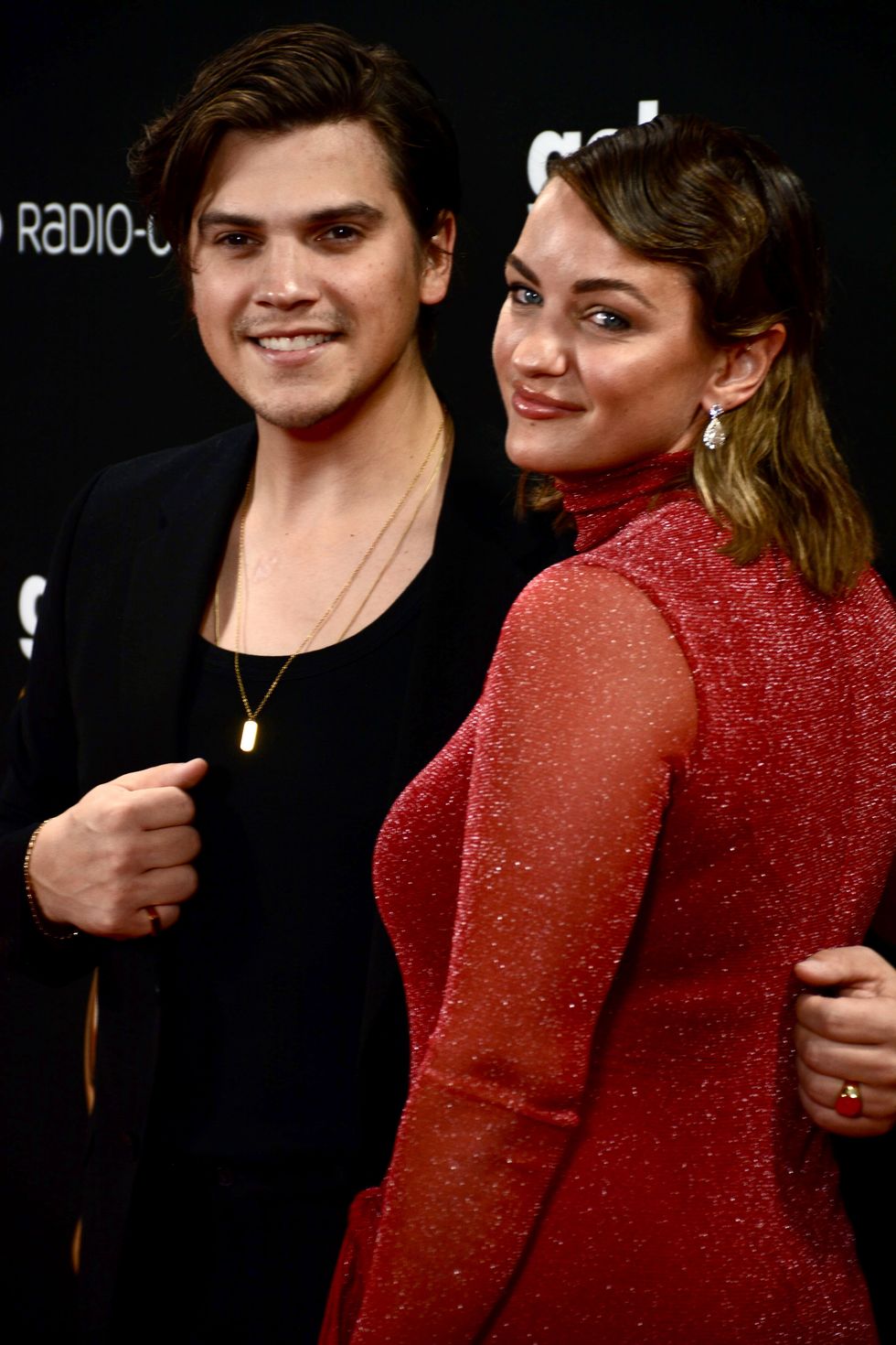 Ludovick Bourgeois et sa conjointe Olivia Rochon au Gala de l'ADISQ 2024.