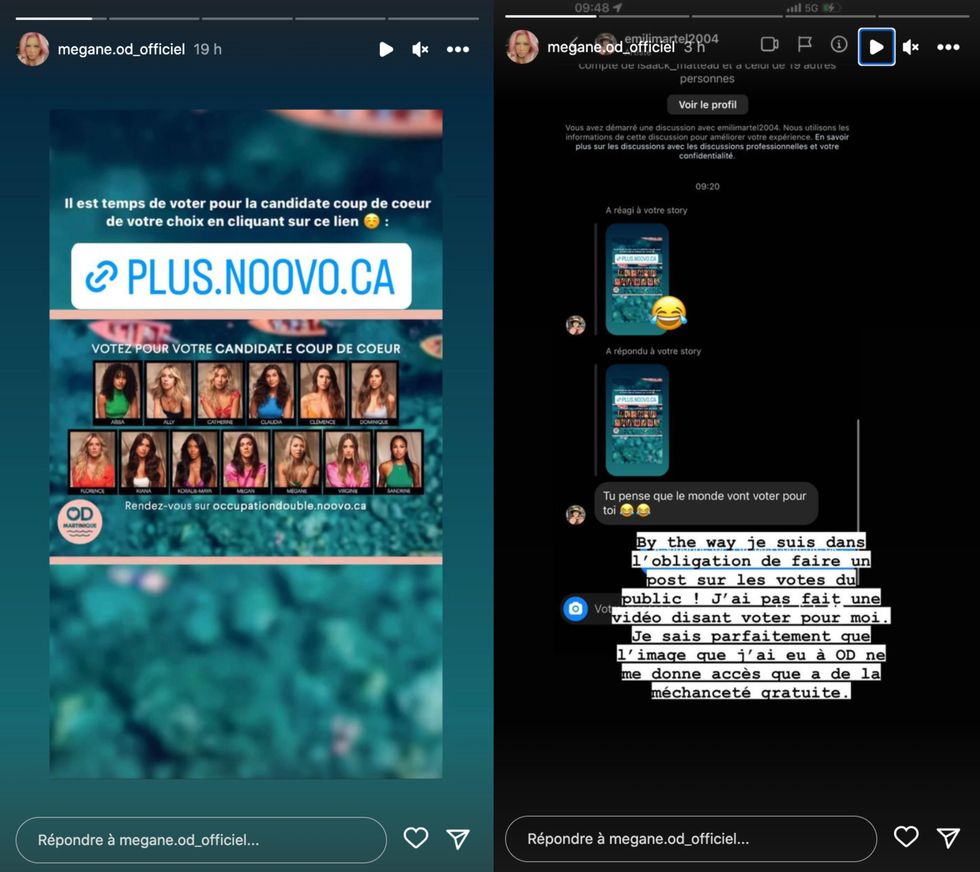 M\u00e9gane d'OD r\u00e9pond aux commentaires qu'elle re\u00e7oit.