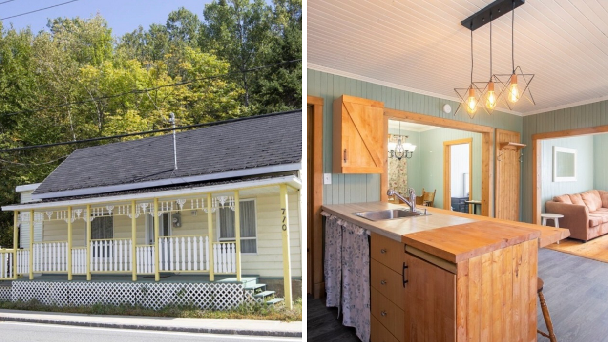 Maison à vendre. Droite : Cuisine.