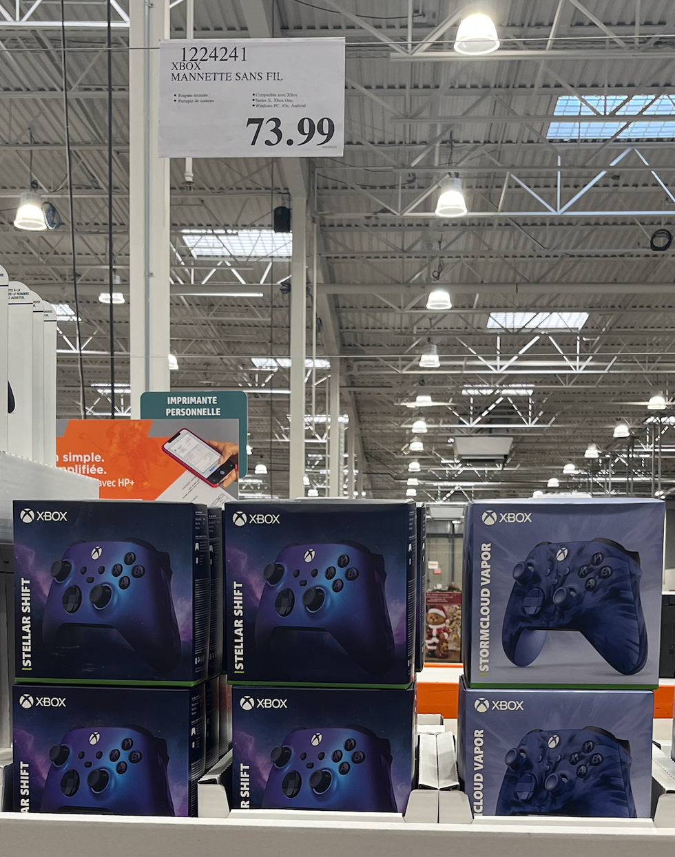 Manette de Xbox au Costco.
