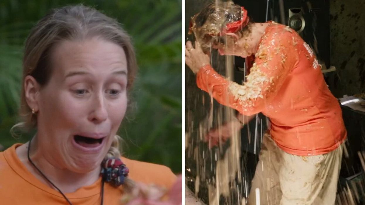 Marianne St-Gelais à Sortez-moi d'ici!. Droite : Nathalie Simard à Sortez-moi d'ici!