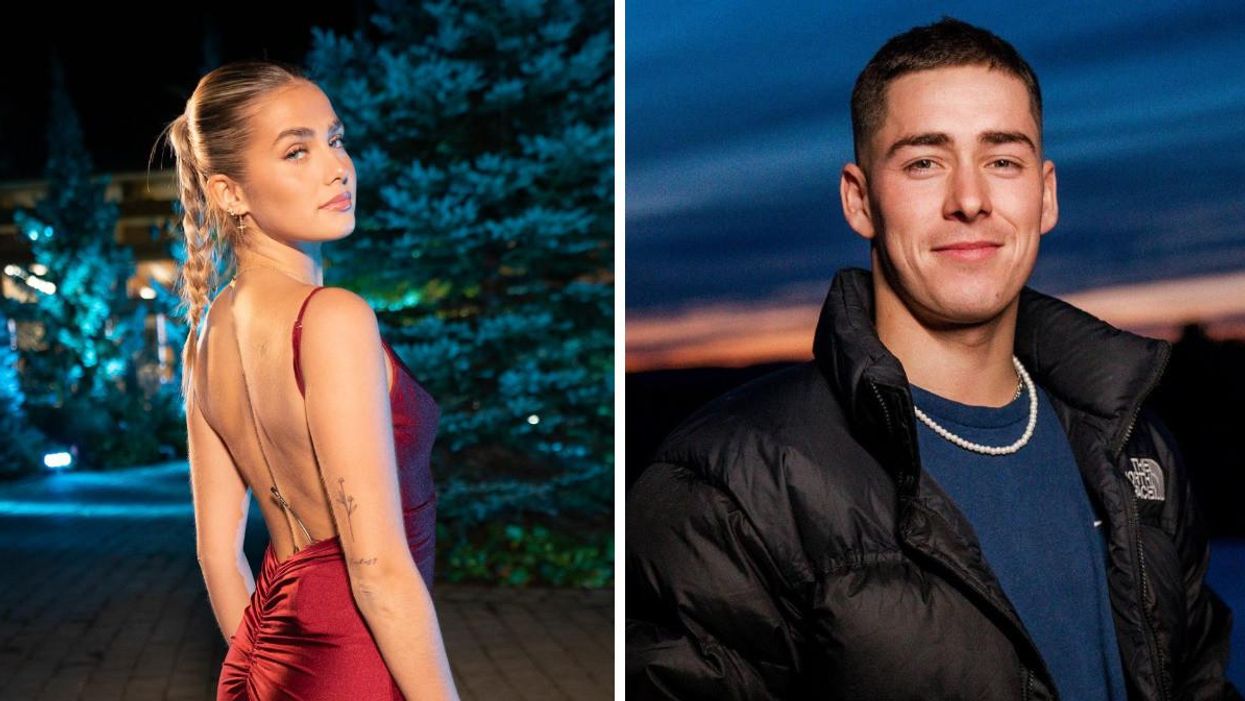 Marilou Bélanger à Occupation Double. Droite : Robin Messier à Occupation Double.