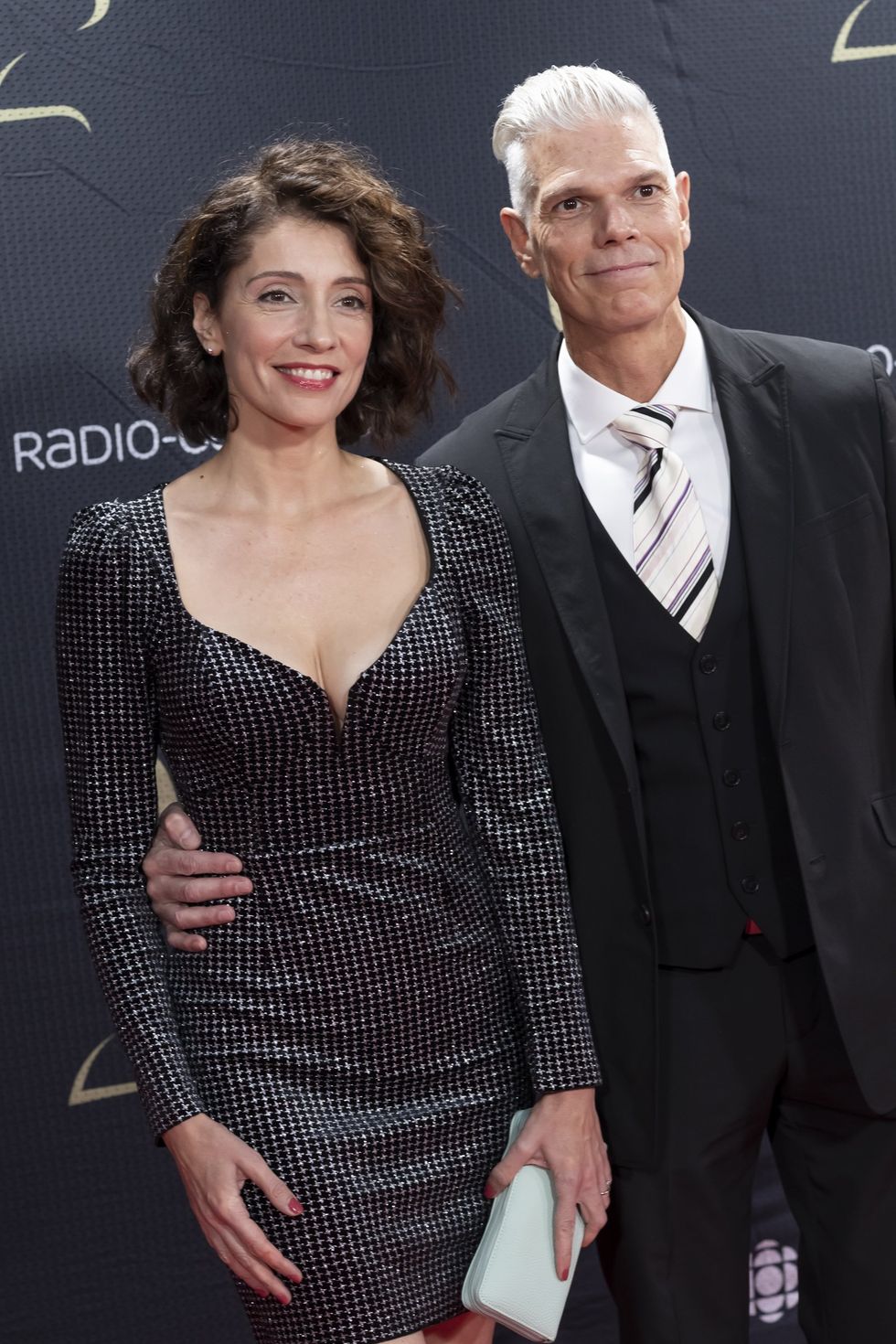 Marilyse Bourke et son conjoint aux prix G\u00e9meaux 2023.