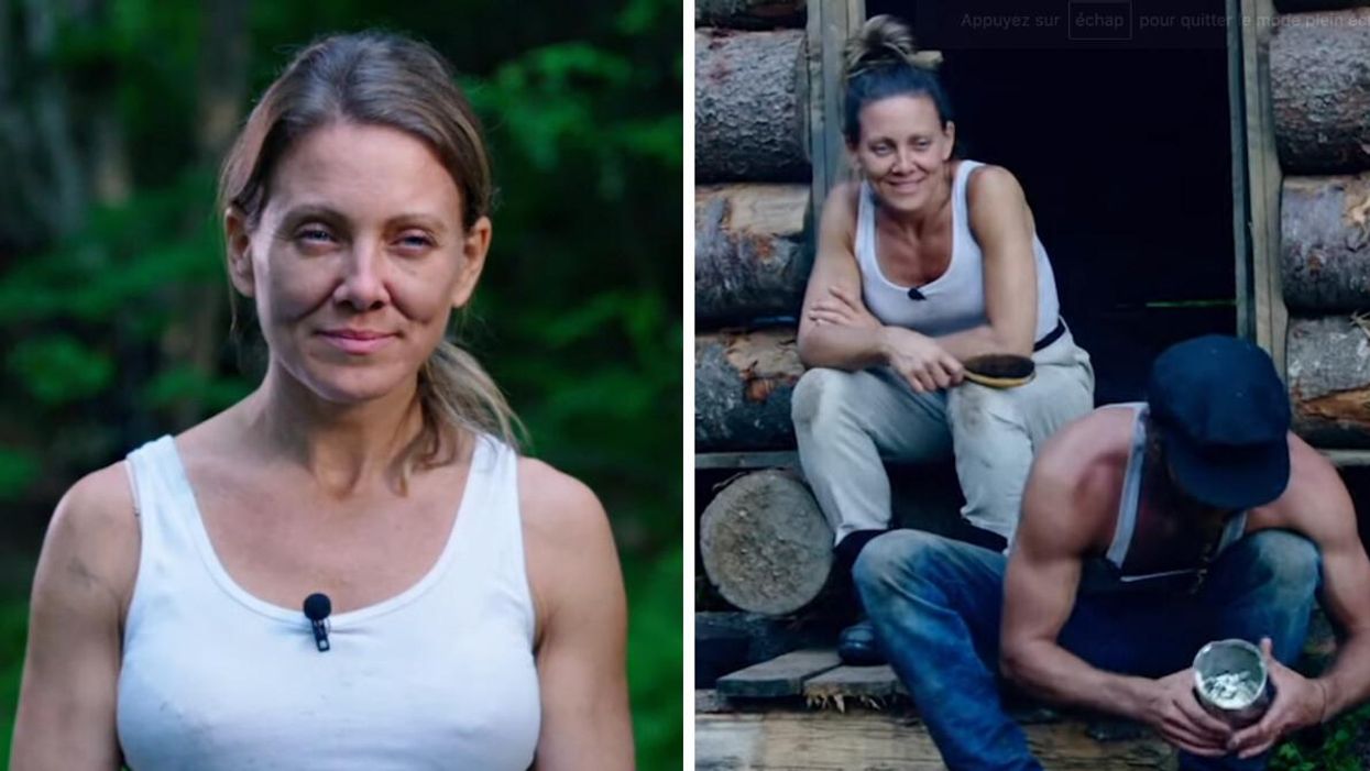 Martine de Survivor Québec dans l'émission Le lot du diable.