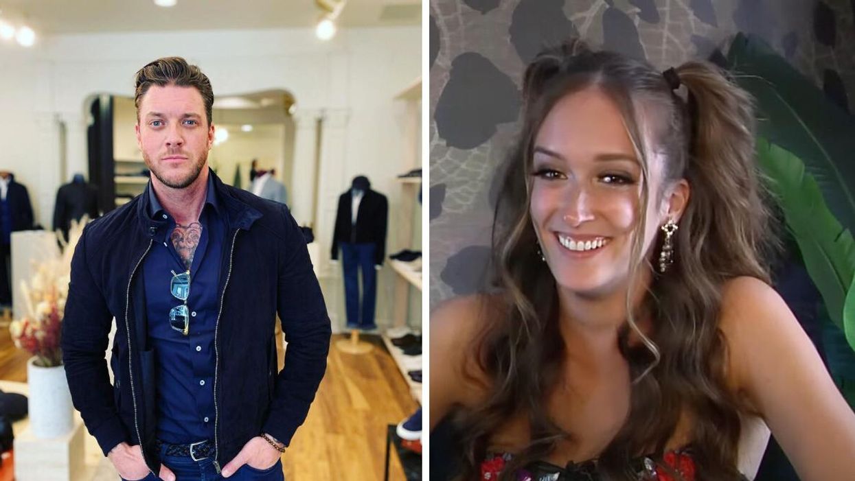 Mathieu Baron de Loft Story 2. Droite : Camille Dufresne d'Occupation Double Afrique du Sud.