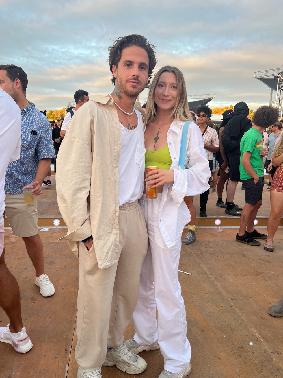 Mathieu Courtemanche et Marilyne Bertrand \u00e0 Osheaga.