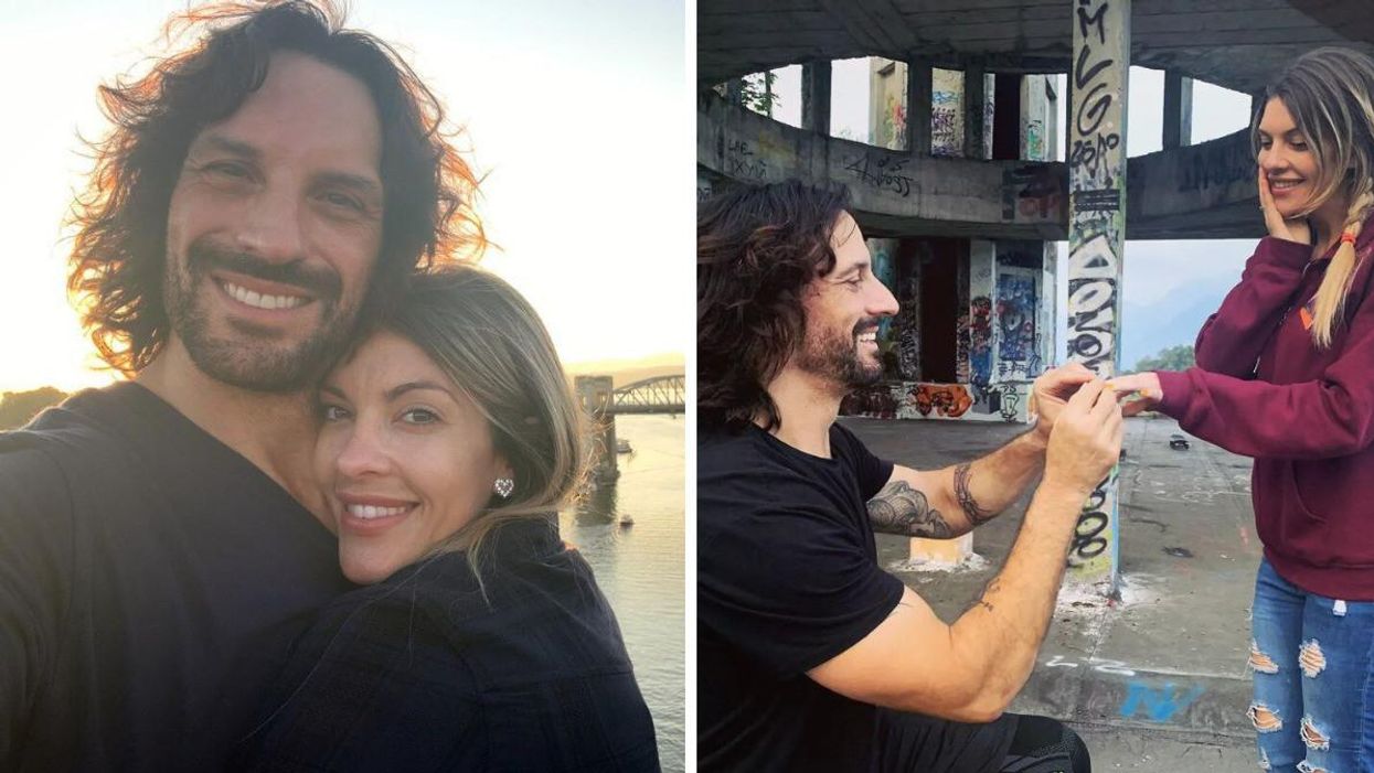 Mathieu Cyr et sa fiancée Ashley-Jade Lussier.