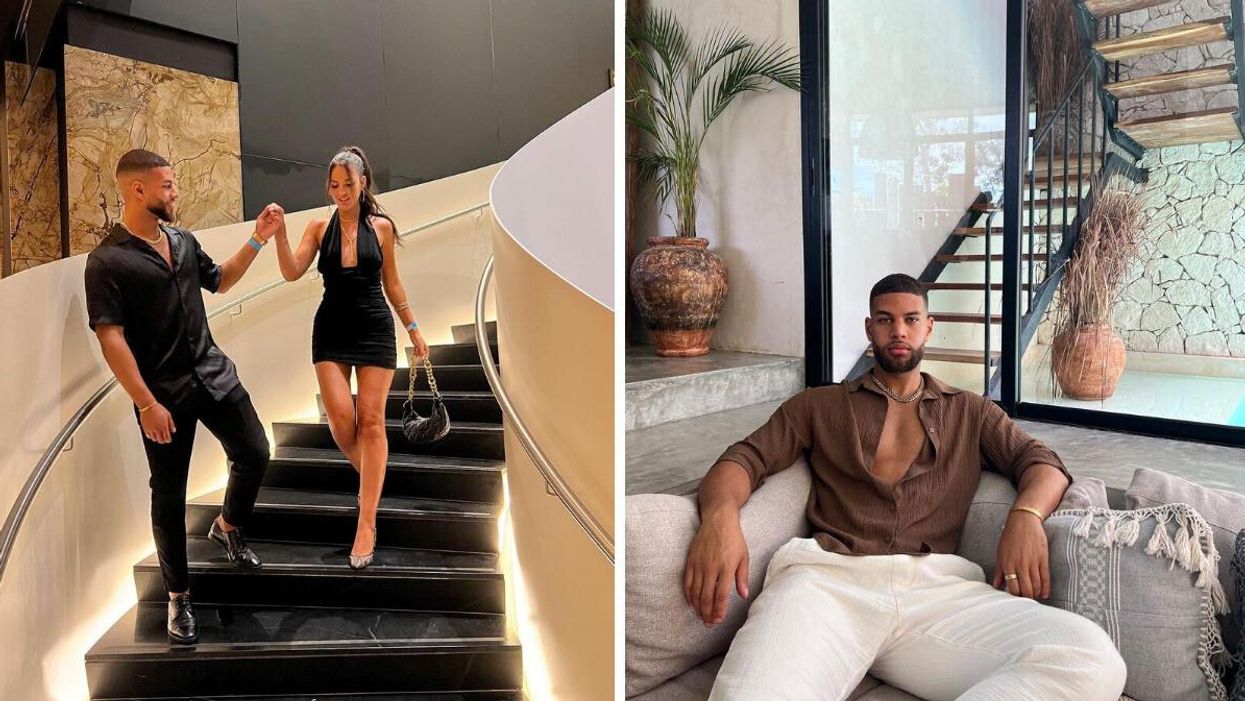 Mathieu et Amanda de L'île de l'amour. Droite : Mathieu Dufresne de L'île de l'amour.