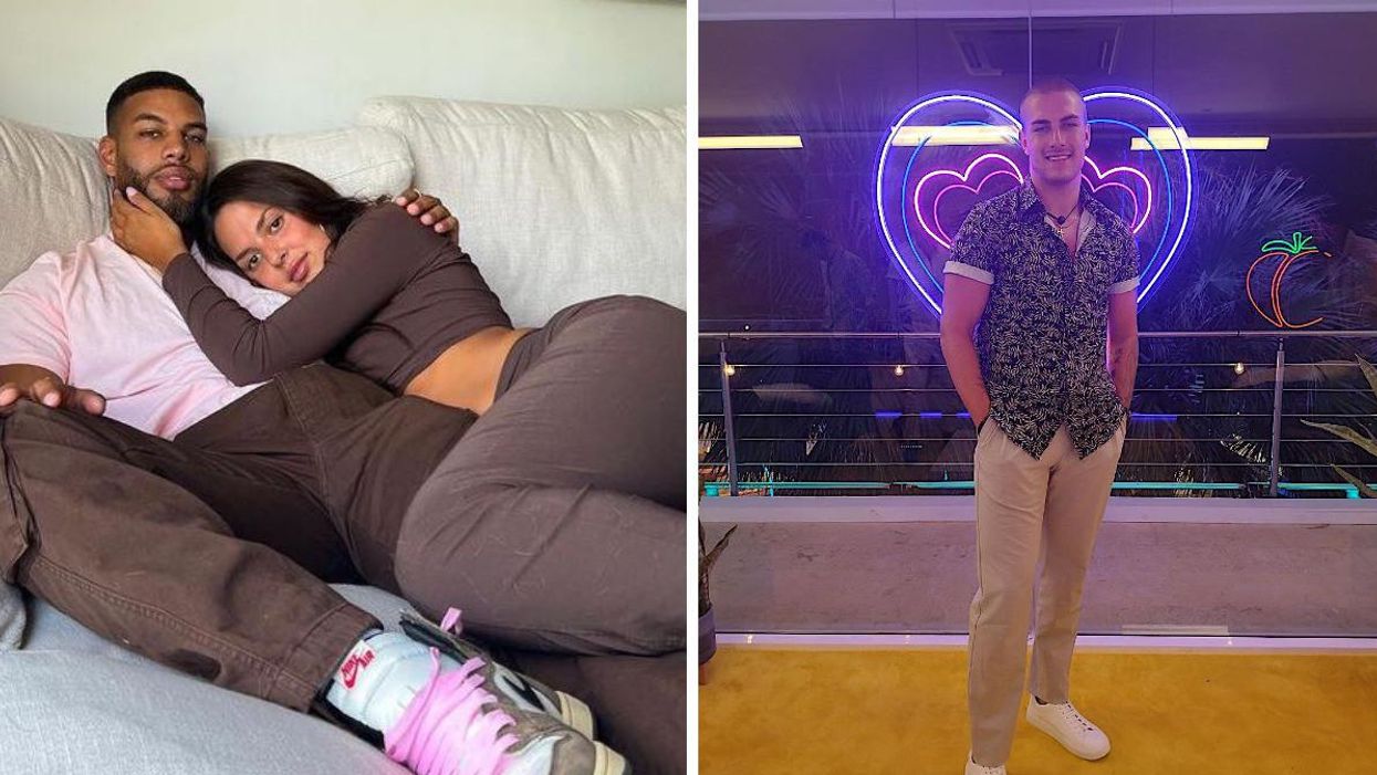 Mathieu et Amanda de L'île de l'amour. Droite : William de L'île de l'amour.