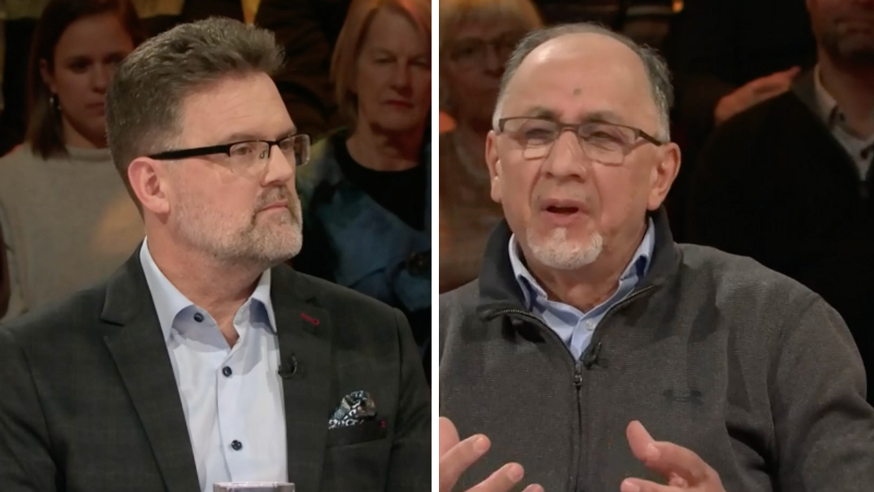 Maxime Pedneaud-Jobin. Droite : Boufeldja Benabdallah.