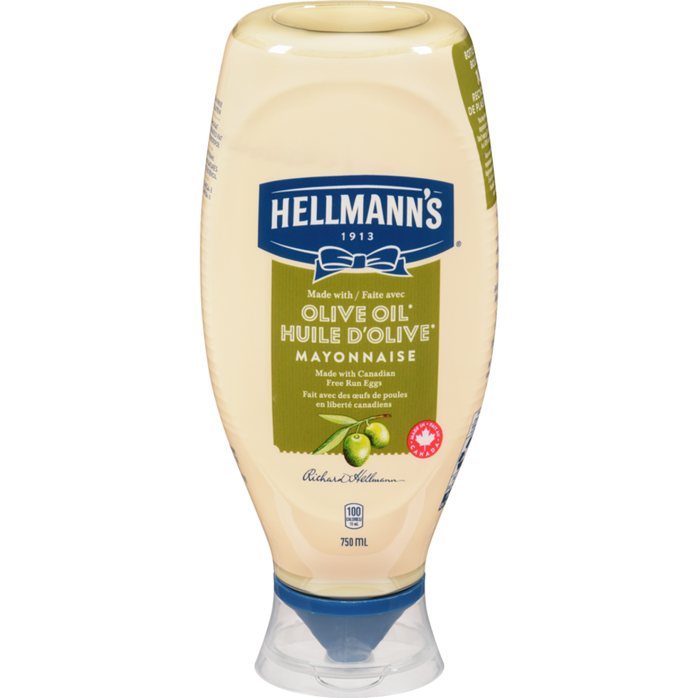 Mayonnaise Hellmann's \u00e0 l'huile d'olive.