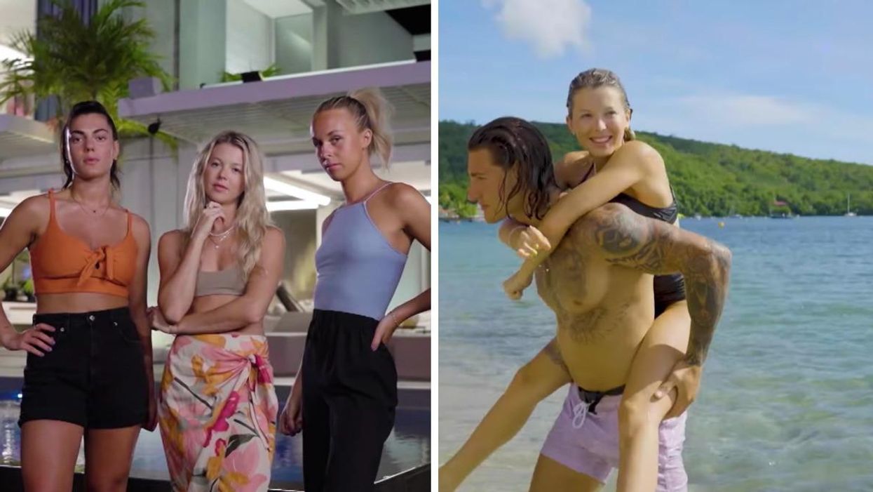 Megan, Mégane et Ally d'OD. Droite : Isaack et Mégane d'OD.