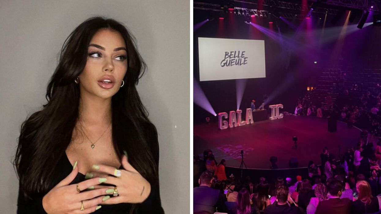 Milaydie Bujold. Droite : Salle du gala.