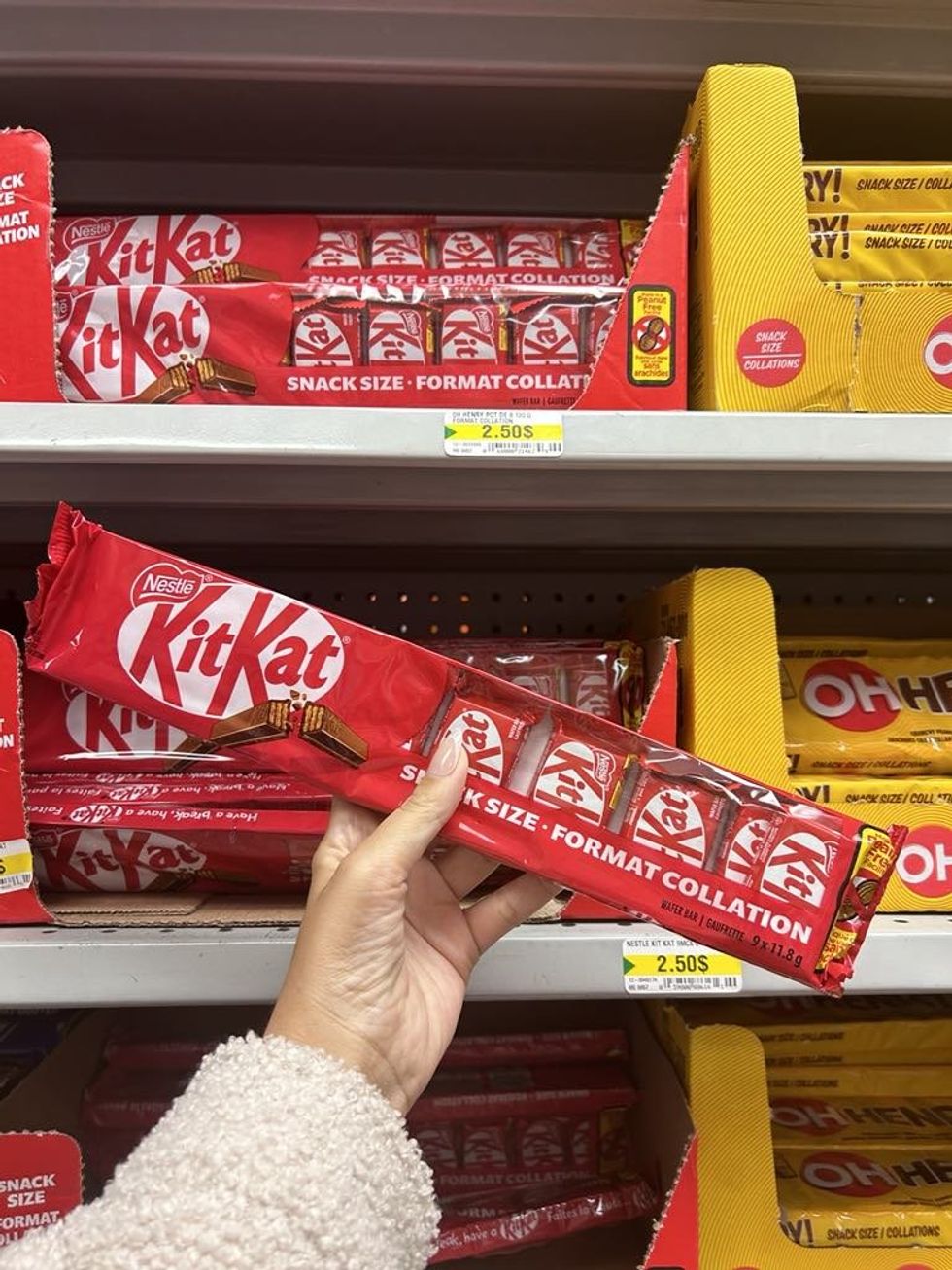 Mini barres KitKat.