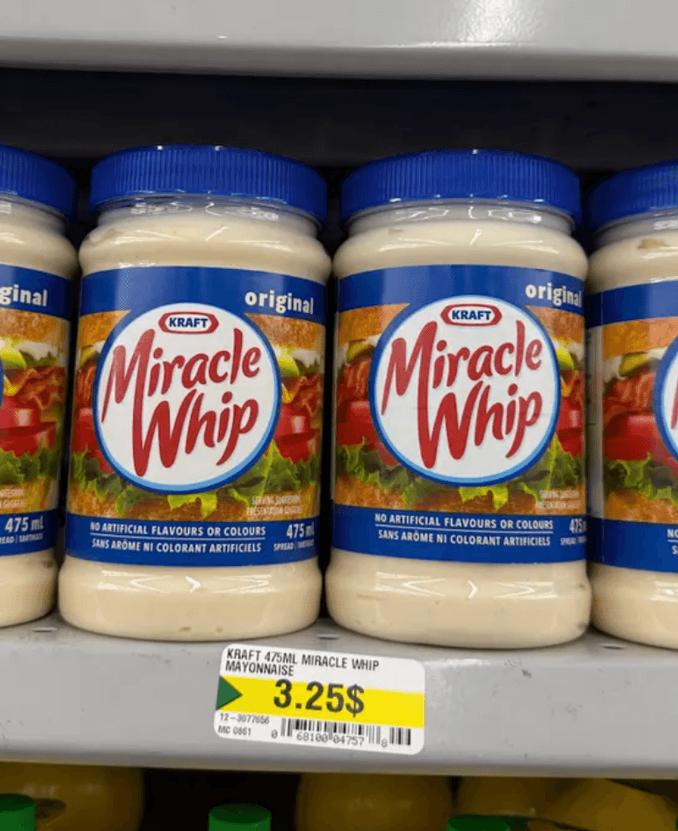 Miracle Whip, vendu au Dollarama.