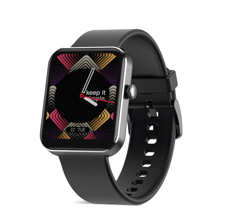 Montre intelligente avec appel Bluetooth.