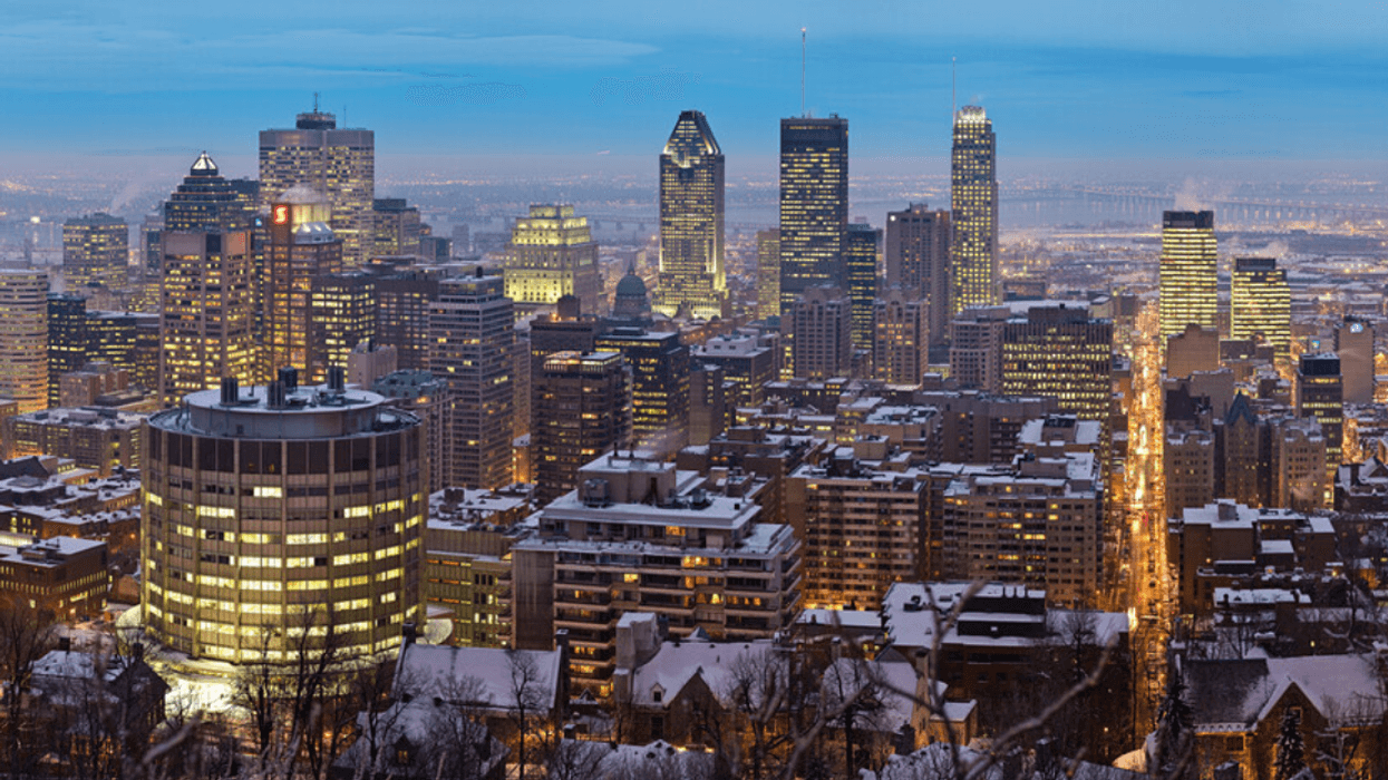 Montréal la nuit.