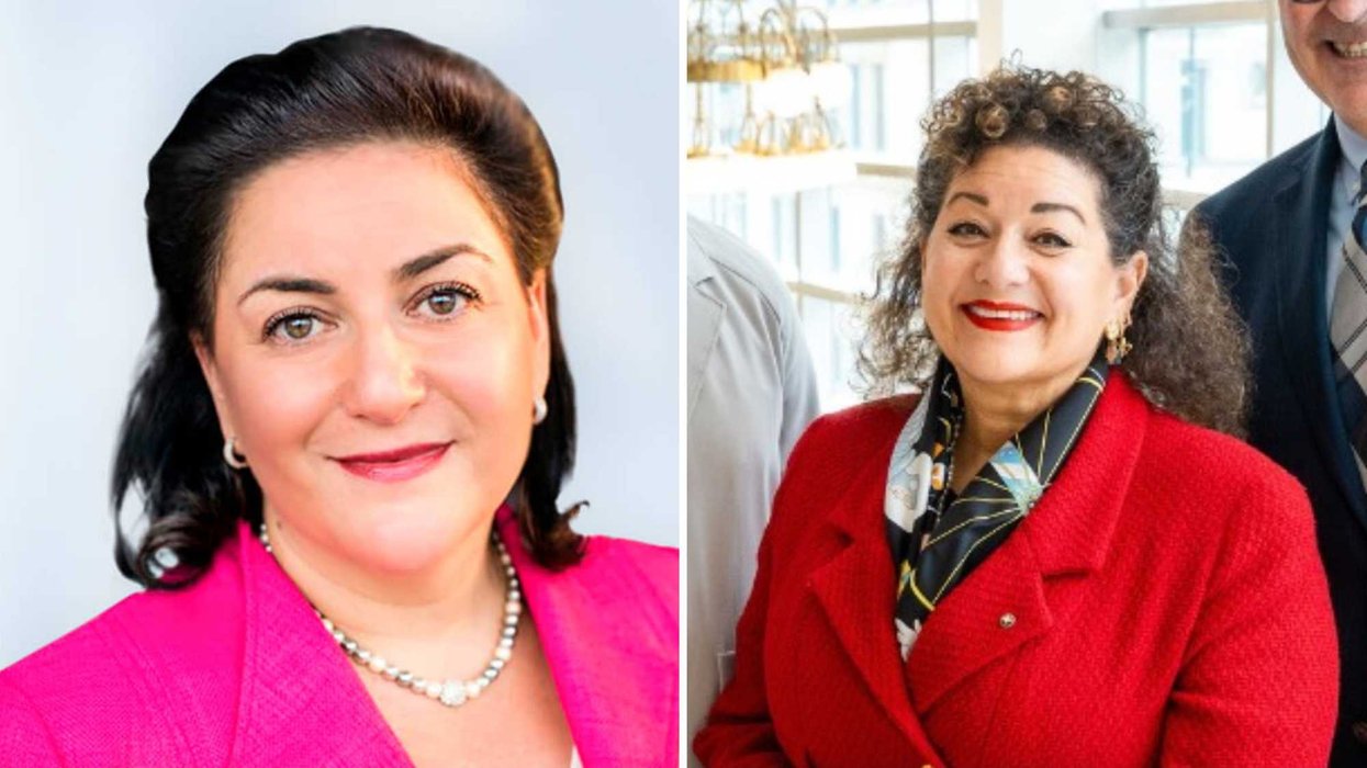 Naomi Azrieli. Droite : Sharon Azrieli.