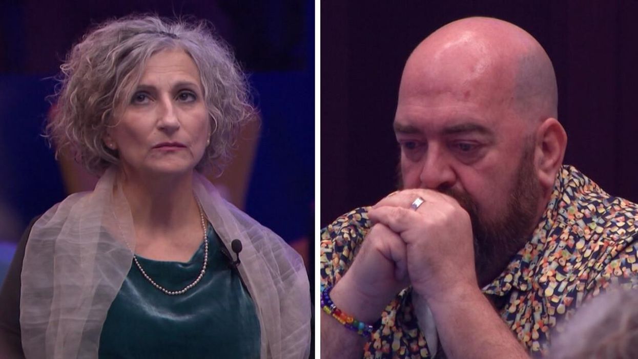 Natalie Choquette de Big Brother Célébrités. Droite : Martin Larocque de Big Brother Célébrités.