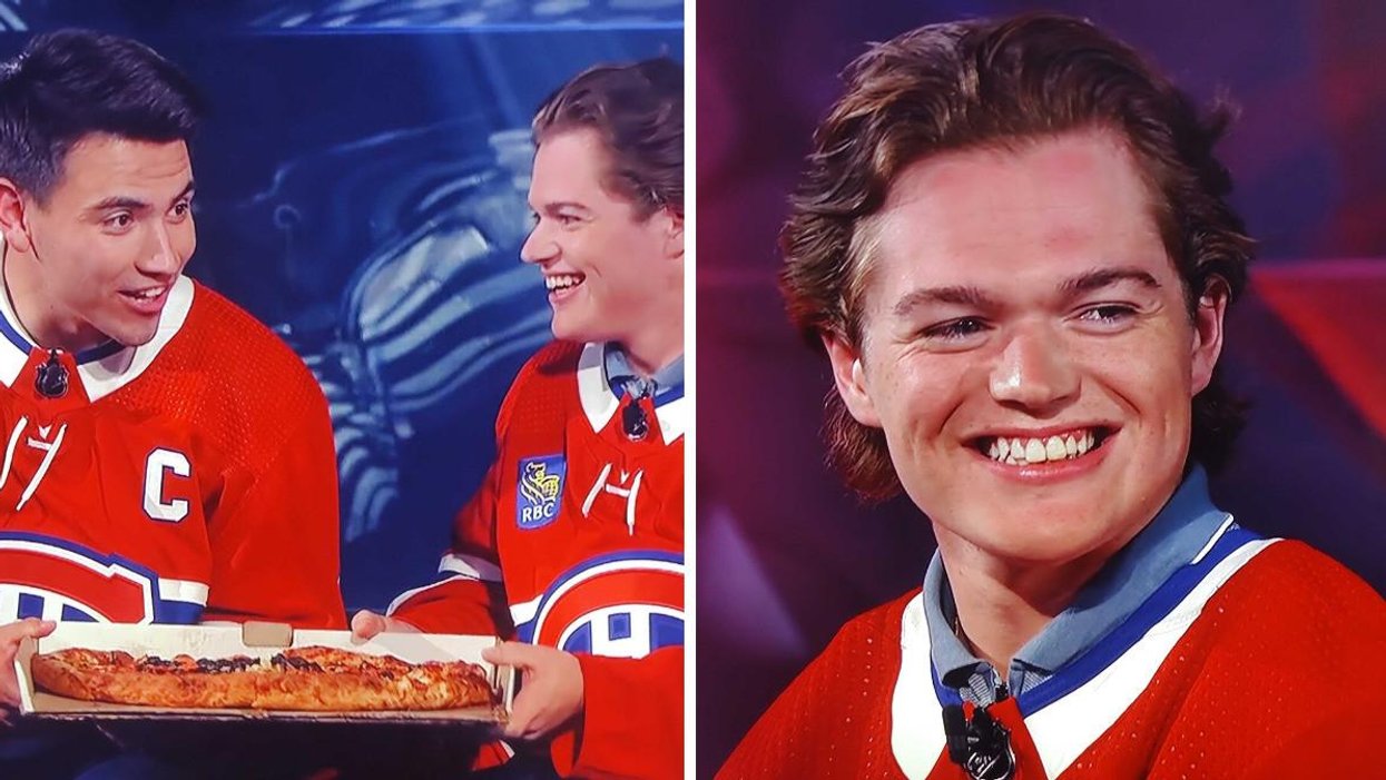 Nick Suzuki et Cole Caufield à La Semaine des 4 Julie.