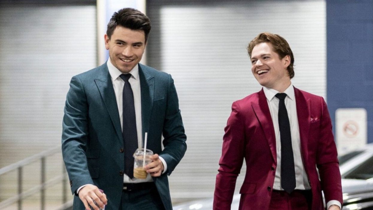 Nick Suzuki et Cole Caufield des Canadiens de Montréal.