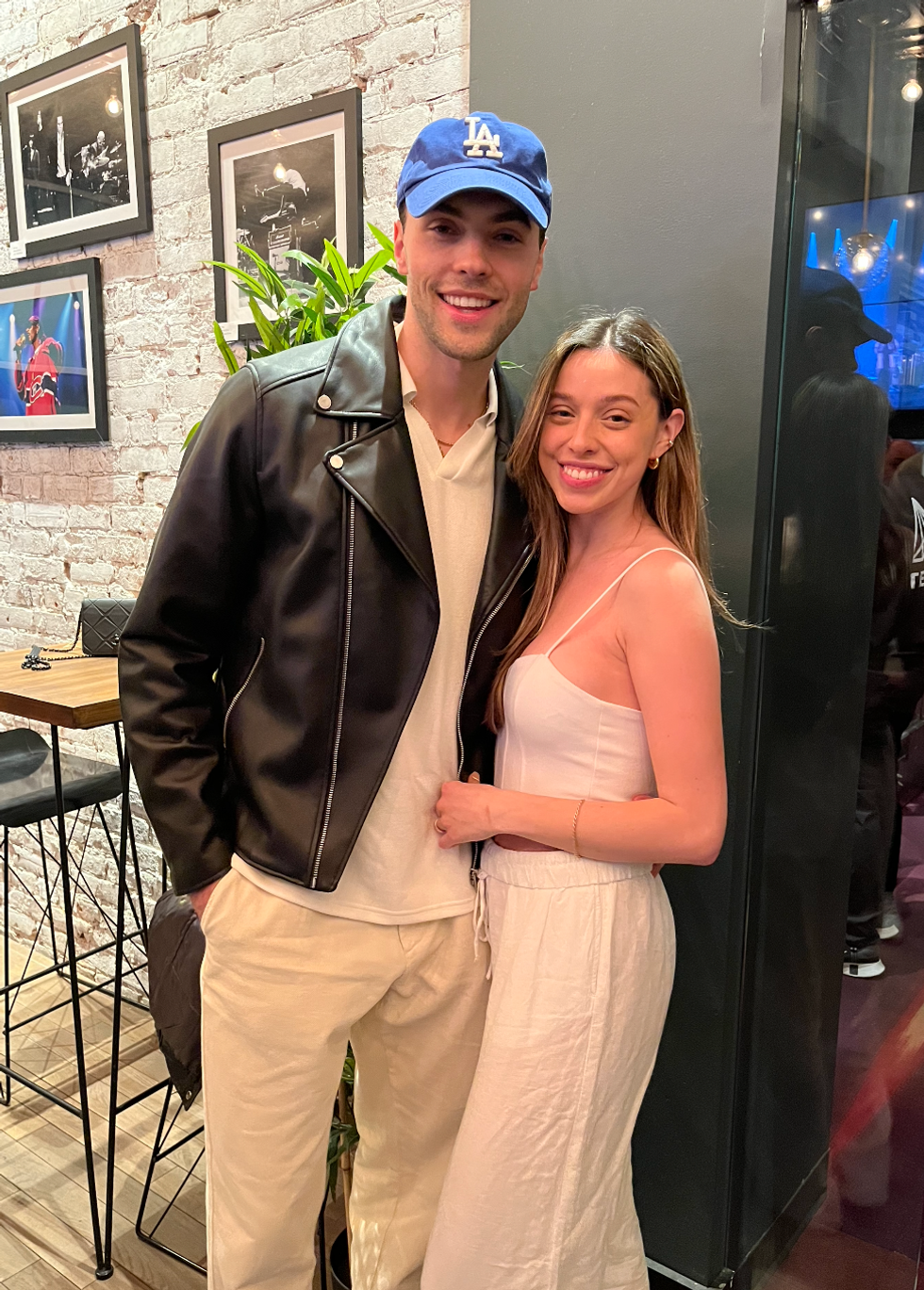 No\u00e9mie Lacerte et son amoureux Alexandre Nichols.