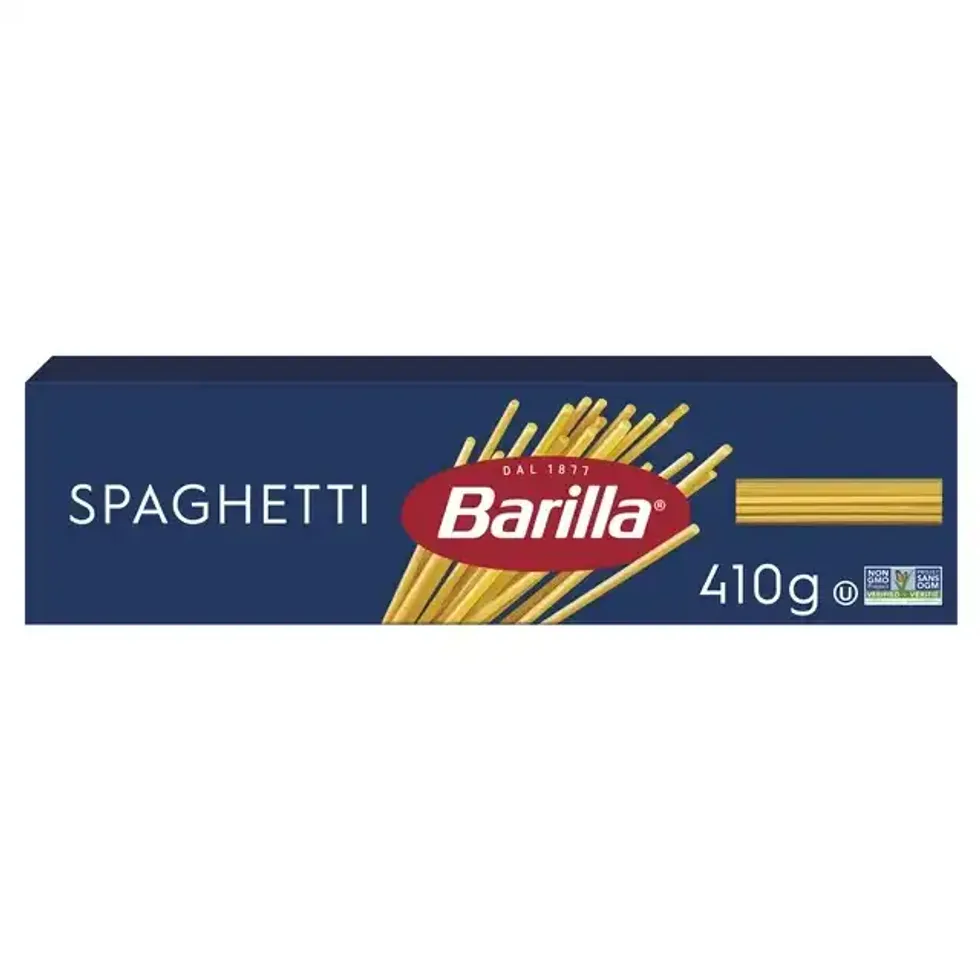 P\u00e2tes Spaghetti Barilla sur le site du Walmart.
