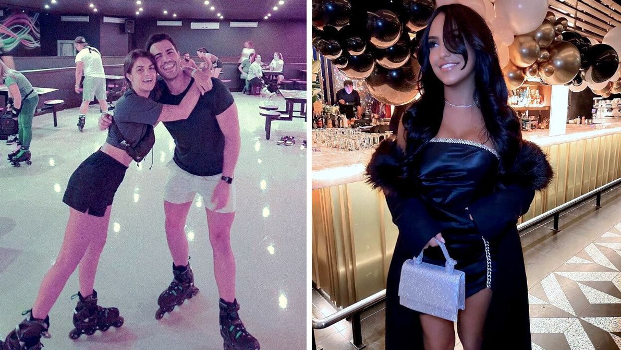 Palais du patin. Droite: Restaurant Mirela's.