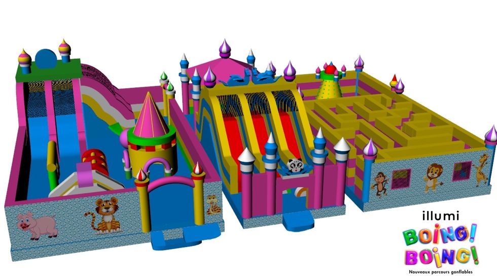Parcours gonflable \u00e0 Boing! Boing!