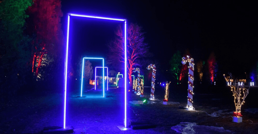 Parcours illumin\u00e9.