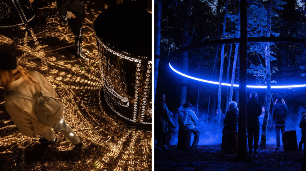 Parcours lumineux Onhwa\u2019 Lumina.