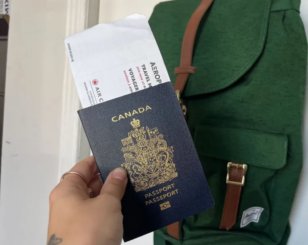 Passeport canadien.