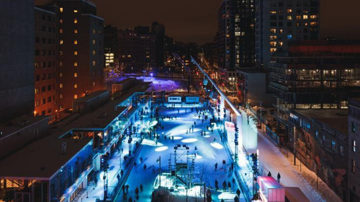Patinoire esplanade Tranquille.