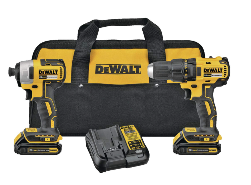 Perceuse-tournevis compacte et tournevis \u00e0 percussion sans fil sur le site de Canadian Tire.