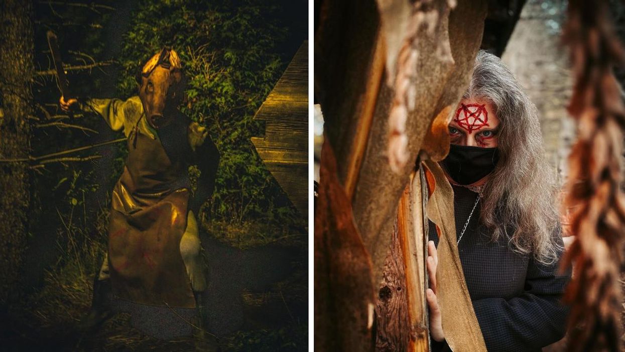 Personnages du Frightfest de Saunders Farm.